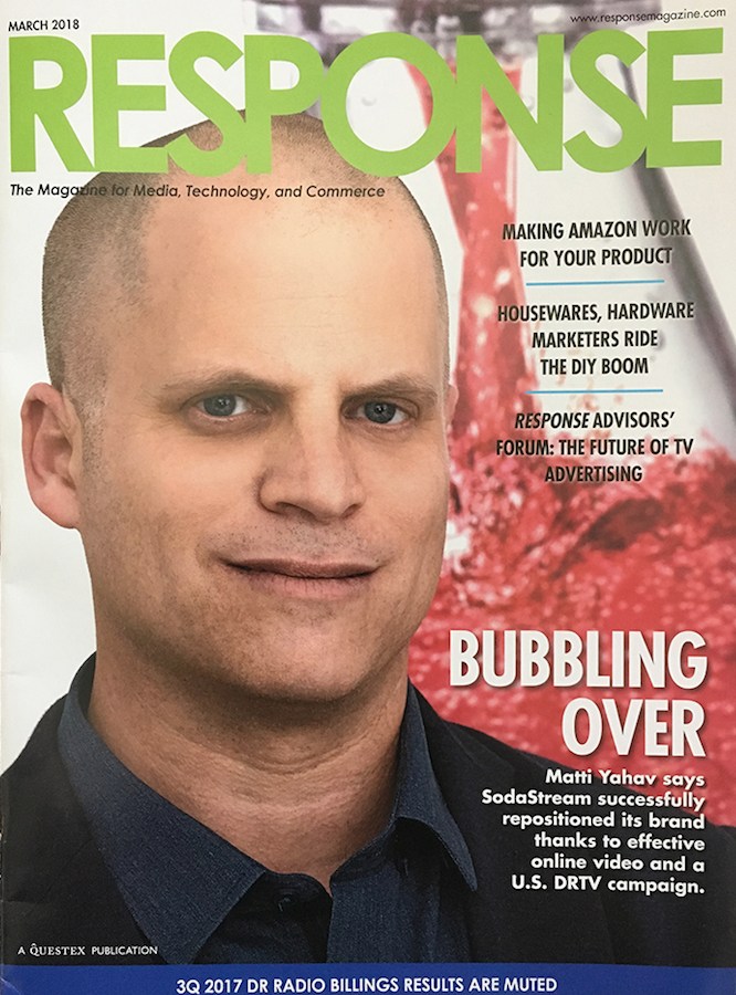 March 2018 issue of Response Magazine with male executive on cover