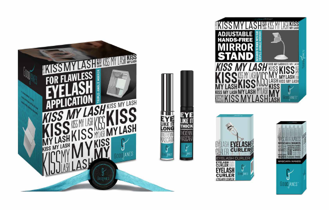 Eyelash application kit with mascara