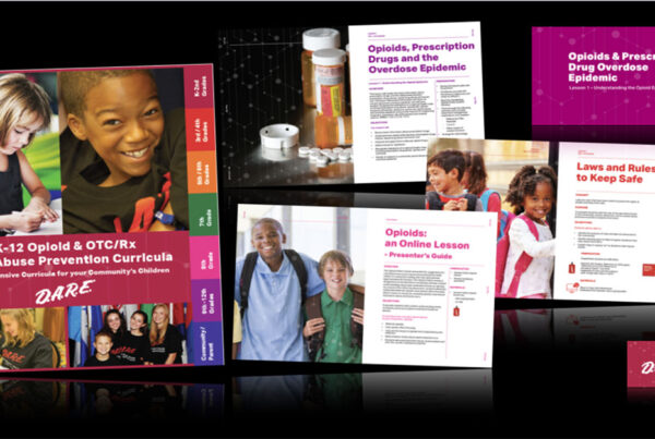 Educational materials on opioid and prescription drug abuse prevention for children.