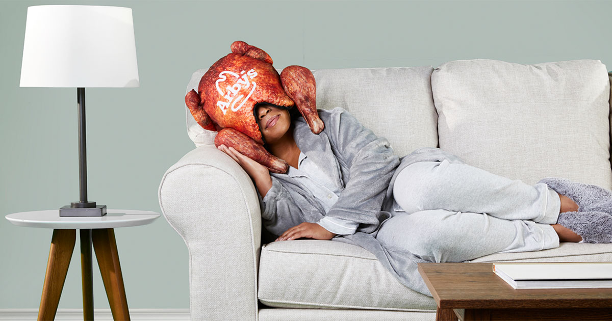 Arby's deep fried turkey pillow advertisement campaign