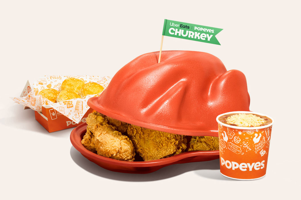 Popeyes Uber Eats Churkey Special Meal Thanksgiving