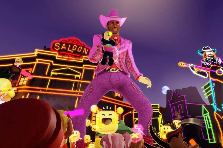 Roblox concert scene