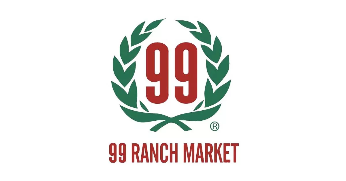 99 Ranch Market logo with laurel wreath and red numerals