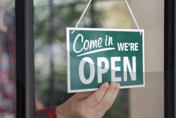 Retail shop opening